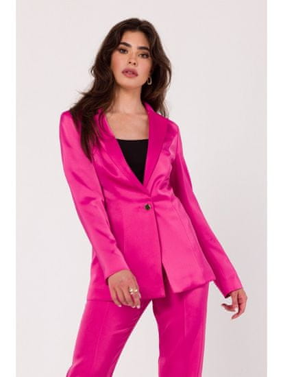 makover Női formális kabát Astose K173 rózsaszín