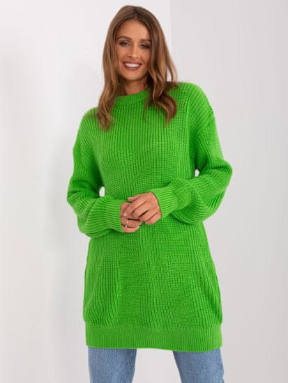 Badu Klasszikus női pulóver Eilon világos zöld