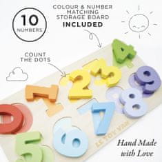 Le Toy Van Betétes puzzle számokkal