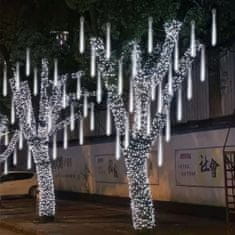 Mormark Hőesés led lámpa, karácsonyi fények led világítással, karácsonyi világítás kültérre is (8 fényrúd, fehér fényű) | LIGHTFALL