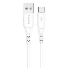Foneng x81 USB -> USB-C kábel 1m fehér (6970462518426) (6970462518426)