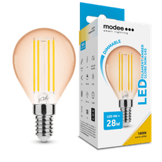 Modee ML-G45FA1800K4WE14D Lighting LED izzószál borostyánsárga Globe Mini G45 4W E14 360° 1800K (300