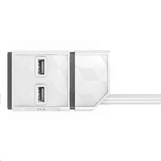 Allocacoc POWERCUBE Power Strip USB modul 2x fehér (10096/MDUSB2) (10096/MDUSB2)