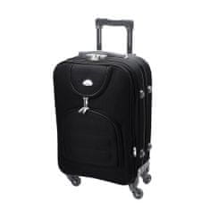 Dollcini Világjáró Bőrönd 25 inch, fekete
