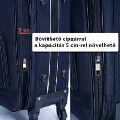 Dollcini Világjáró Bőrönd 28 inch A, kék