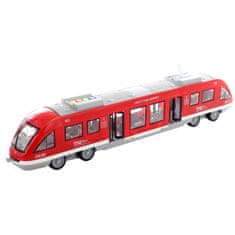 BigBuy 43 cm hosszú lendkerekes játék vonat élethű hanghatásokkal, nyitható ajtókkal és világító utastérrel (BBJ)