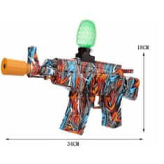 BigBuy Szuper menő játékfegyver 3000 db fluoreszkáló tölténnyel - biztonságos, szórakoztató, fejlesztő (BBJ)