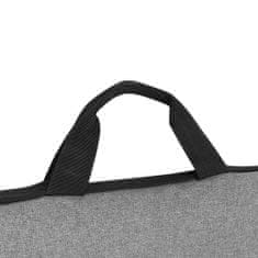 BigBuy 12-14" méretű vállra akasztható laptop táska levehető pánttal - szürke (BB-22672)