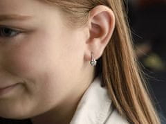 Beneto Bájos lányos fülbevaló átlátszó cirkónium kövekkel AGUC3335-2