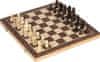 Goki Fából készült sakk 2 az 1-ben mágnes