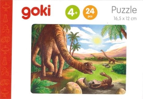 Goki Fa puzzle Dinoszauruszok: Brachiosaurus 24 darab