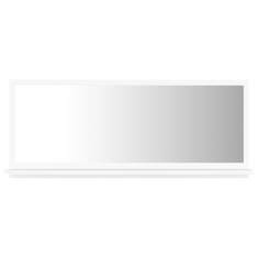 Vidaxl fehér forgácslap fürdőszobai tükör 90 x 10,5 x 37 cm (PC - Dobozos játék)