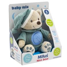 Baby Mix Teddy mackó kivetítővel kék