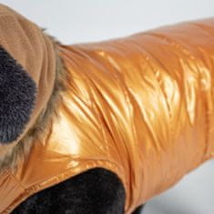 Duvo+ téli kabát kutyáknak M 50cm narancssárga