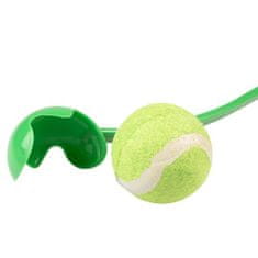 Duvo+ Katapult labdával (átmérő 6cm) - zöld 10x8x62cm