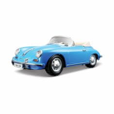 BBurago BB12025BLU 1:18 Porsche 356B Cabriolet 1961 kék