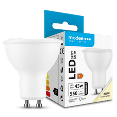 Modee Lighting LED Spot Alu-Plastic GU10 6W semleges fehér, szabályozható (ML-GU10P4000K6WDN)