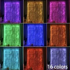 Cool Mango Többszínű fényfüggöny 300 LED lámpával (1+1 GRATIS) - Colorlights