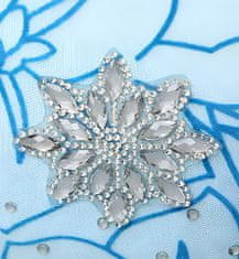 EXCELLENT Tündérruha kék brosszal 134-es méret - Elza hercegnő
