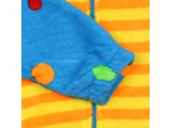 sarcia.eu Monster Fleece egyrészes, pöttyös pizsama, kapucnis gyerekcipő 3-4 év 98/104 cm