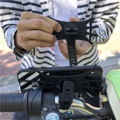 MG Swivel telefontartó kerékpárra 4-6'', fekete