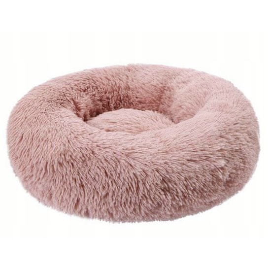 BB-Shop Kényelmes plüss rózsaszín kutyaágy 60 cm