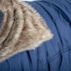 Duvo+ téli kabát kapucnival kutyáknak S 40cm kék