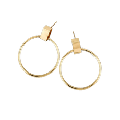 Carla Női fülbevaló gyűrű Carroll aranysárga