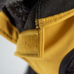 Duvo+ stílusos kabát kapucnival kutyáknak M 50cm sárga