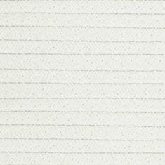 Vidaxl barna-fehér pamut tárolókosár Ø43 x 38 cm 358488