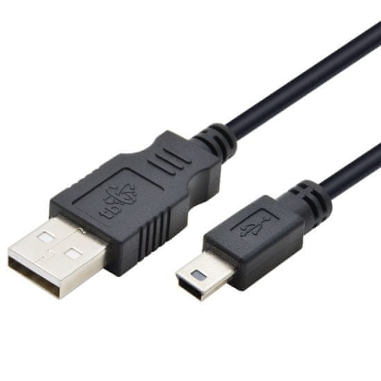 TB TOUCH USB - Mini USB 1m. fekete, M/M