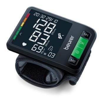 BEURER BC87 csuklós vérnyomásmérő helyzetjelzővel és Bluetooth-kapcsolattal