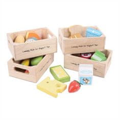 Bigjigs Toys egészséges élelmiszer készlet négy dobozban 2