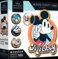 Trefl Puzzle Wood Craft Origin Mickey Mouse Retro 160 db