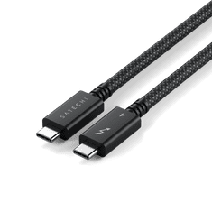Satechi Thunderbolt 4 Pro Braided Cable 1m (PD240W,40Gpbs data,8K resolution) - fekete