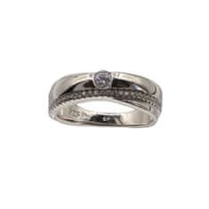 Amiatex Ezüst gyűrű 104757, 59