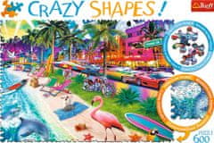 Trefl Crazy Shapes puzzle Miami Beach 600 darab