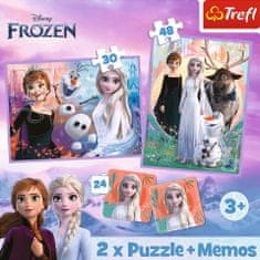 Trefl 3 az 1-ben Ice Kingdom 2 készlet (2x puzzle + Pexe)