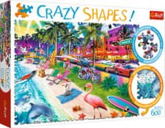Trefl Crazy Shapes puzzle Miami Beach 600 darab