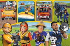 Trefl Puzzle Fireman Sam: Sam és barátai MAXI 24 db