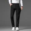 Elasztikus férfi nadrág, stílusos megjelenésű fekete nadrág, elegáns nadrág bármilyen alkalomra (XXL-es méret) | STRETCHIES
