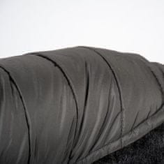 Duvo+ téli kabát kapucnival kutyáknak XL 70cm fekete