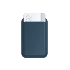 Satechi Vegan-Leather Magnetic Wallet Stand (iPhone 12/13/14/15 all models) - kék