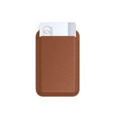 Satechi Vegan-Leather Magnetic Wallet Stand (iPhone 12/13/14/15 all models) - barna