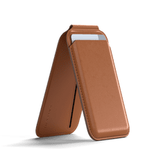 Satechi Vegan-Leather Magnetic Wallet Stand (iPhone 12/13/14/15 all models) - barna