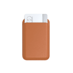Satechi Vegan-Leather Magnetic Wallet Stand (iPhone 12/13/14/15 all models) - narancssárga