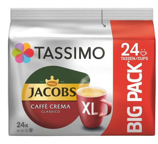 Tassimo Jacobs Caffè Crema Classico XL, 24 kávékapszula