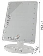 Soulima ISO 5886 Kozmetikai tükör 16 LED