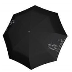 Doppler Női összecsukható esernyő Fiber Magic Sparkling Cat 746165PS