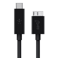 Belkin USB 3.1 C - Micro-B kábel 0.9m (F2CU031bt1M-BLK) (F2CU031bt1M-BLK)